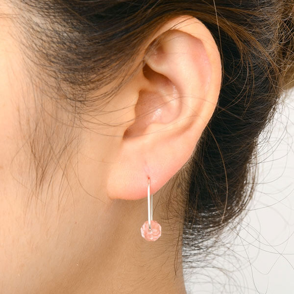 シルバーフックピアス