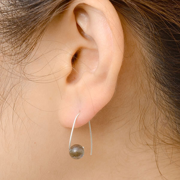 シルバーフックピアス