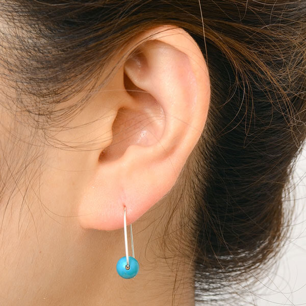 シルバーフックピアス