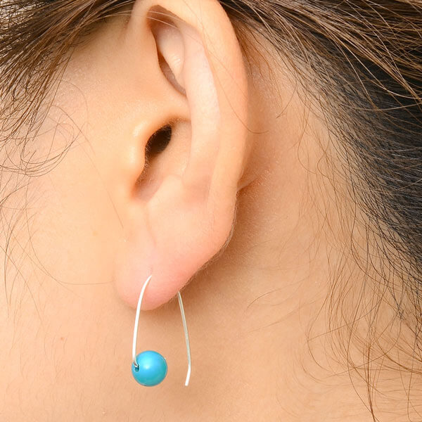 シルバーフックピアス