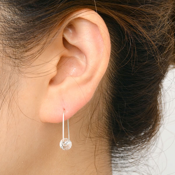 シルバーフックピアス