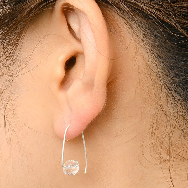 シルバーフックピアス