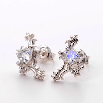 シルバースタッドピアス