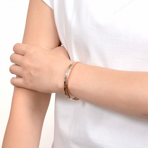 ステンレスペアバングル