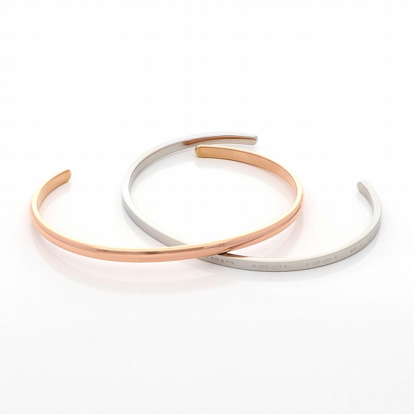 ステンレスペアバングル