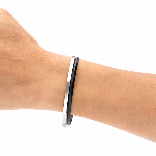 ステンレスペアバングル