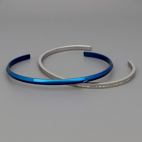 ステンレスペアバングル