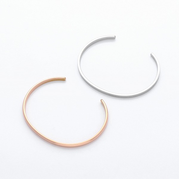 ステンレスペアバングル