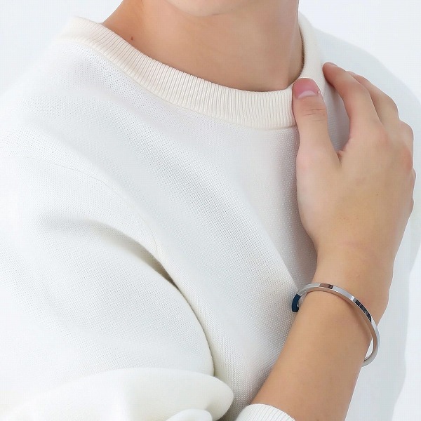 ステンレスペアバングル