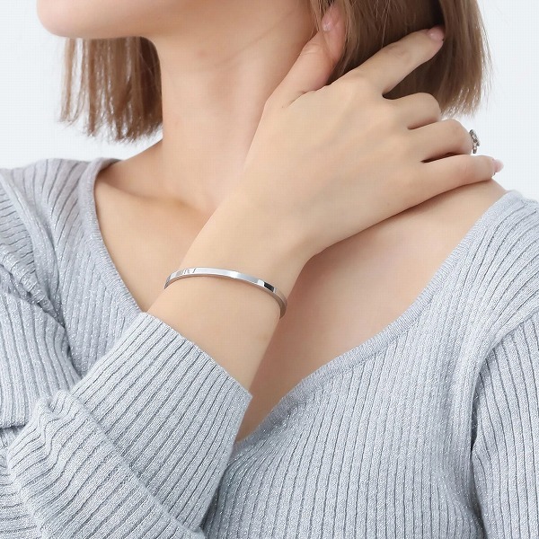 ステンレスペアバングル