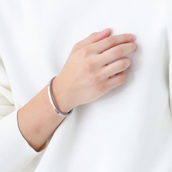 ステンレスペアバングル