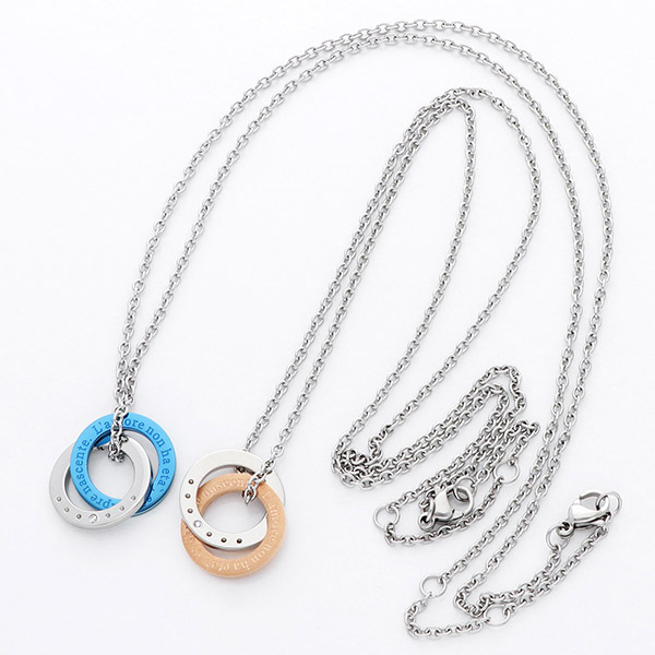 ステンレスペアネックレス