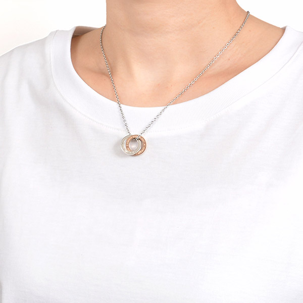 ステンレスペアネックレス
