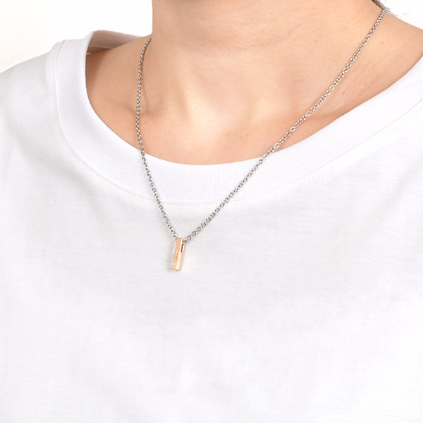 ステンレスペアネックレス