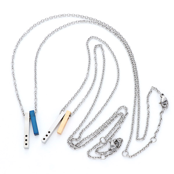 ステンレスペアネックレス