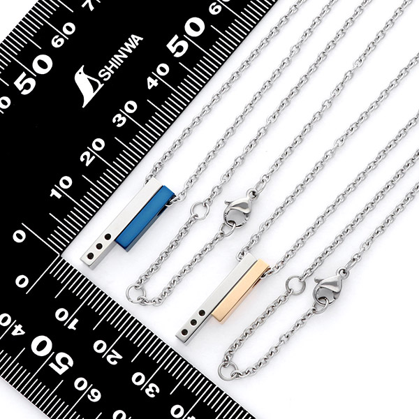 ステンレスペアネックレス