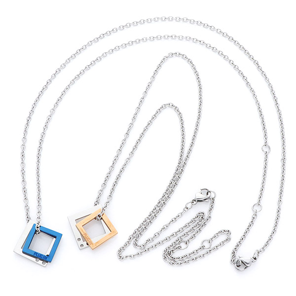 ステンレスペアネックレス