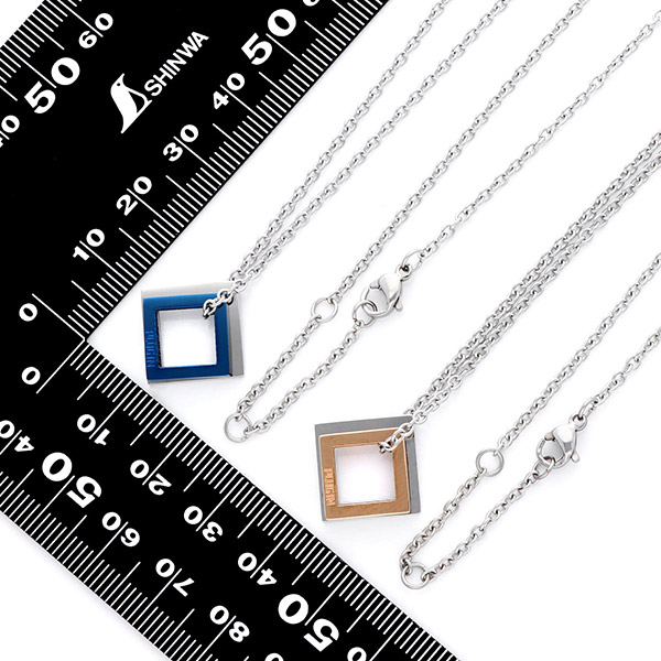 ステンレスペアネックレス