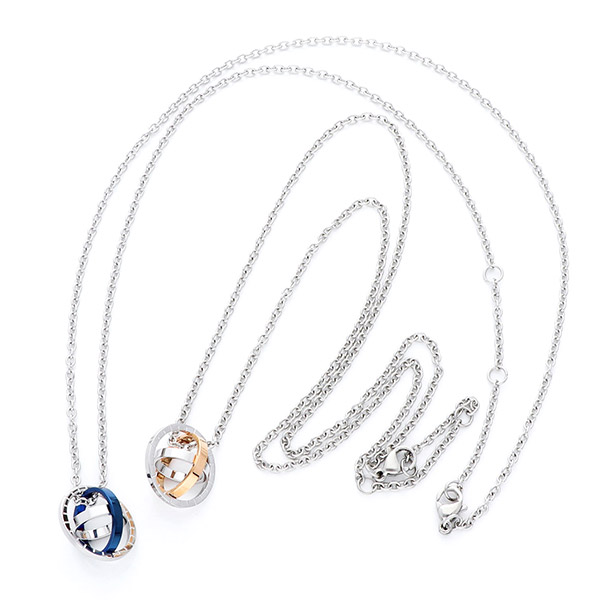 ステンレスペアネックレス