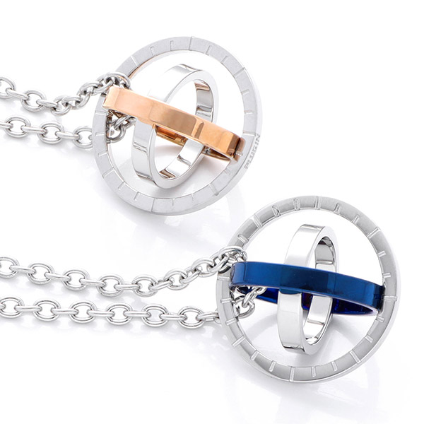 ステンレスペアネックレス