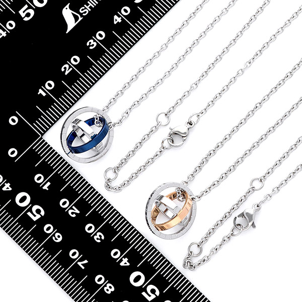 ステンレスペアネックレス