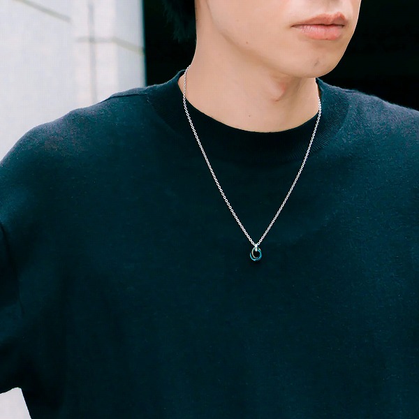 ステンレスペアネックレス