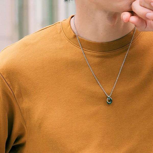 ステンレスペアネックレス