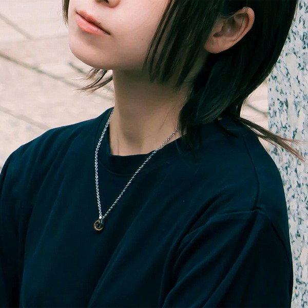 ステンレスペアネックレス