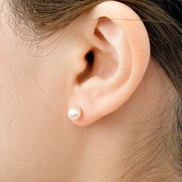 シルバーペアピアス