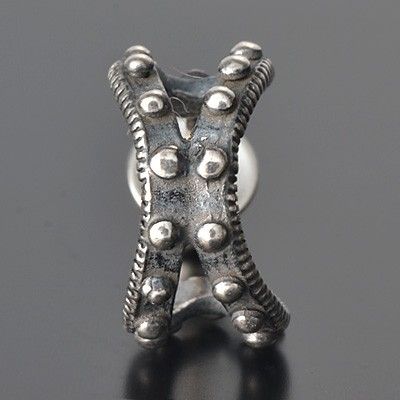 シルバーフープピアス(片耳用)