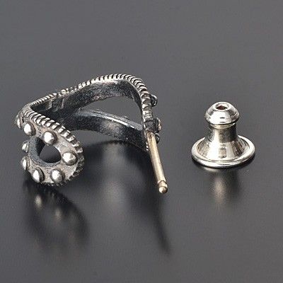シルバーフープピアス(片耳用)
