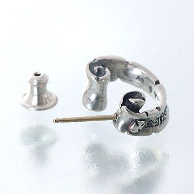 シルバーフープピアス(片耳用)