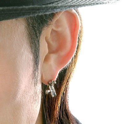 シルバーフープピアス(片耳用)