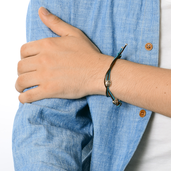 レザーペアアンクレット