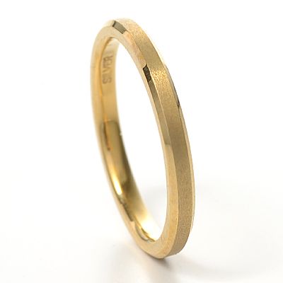 イエローゴールドリング