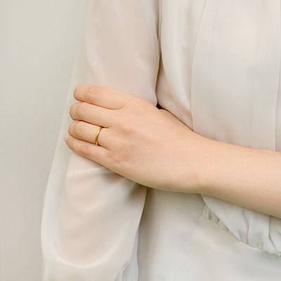 イエローゴールドリング