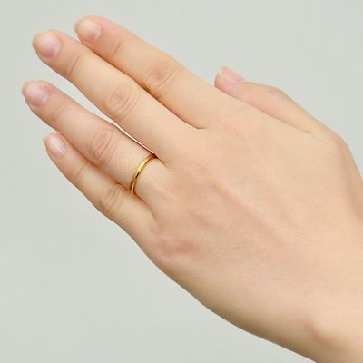 イエローゴールドリング