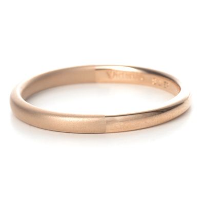 ピンクゴールドリング