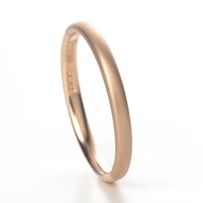 ピンクゴールドリング