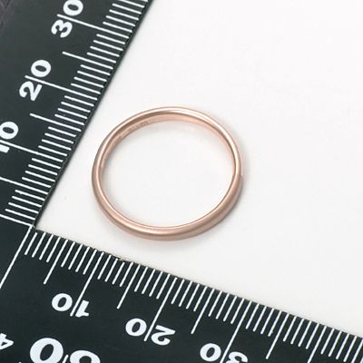 ピンクゴールドリング