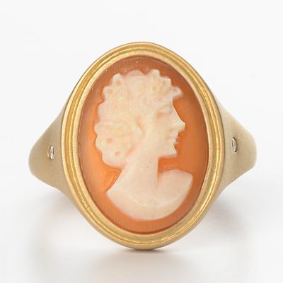 イエローゴールドリング