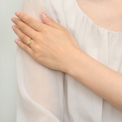 ホワイトゴールドリング