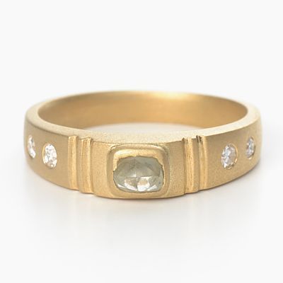 イエローゴールドリング