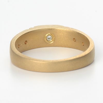 イエローゴールドリング