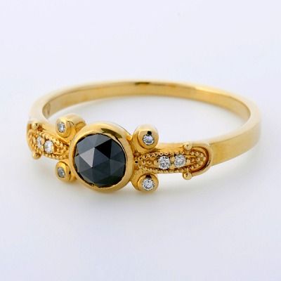 イエローゴールドリング