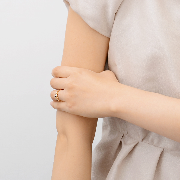 イエローゴールドリング