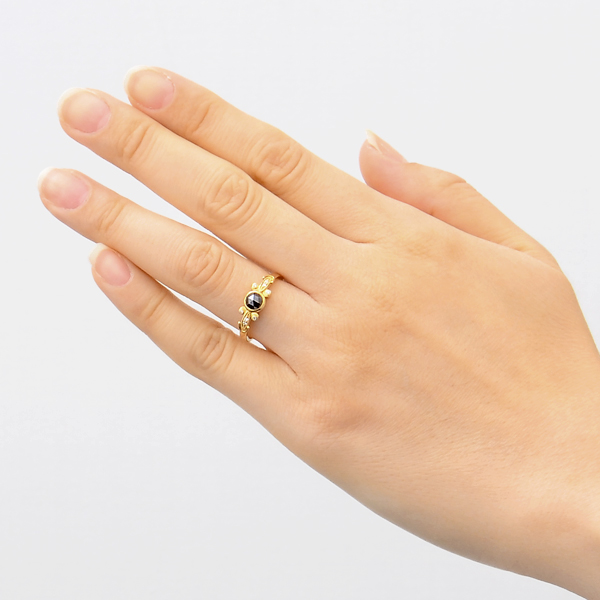 イエローゴールドリング