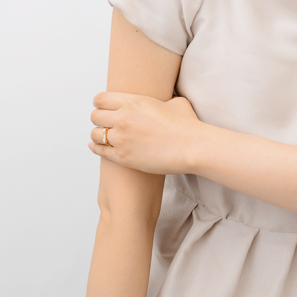 イエローゴールドリング