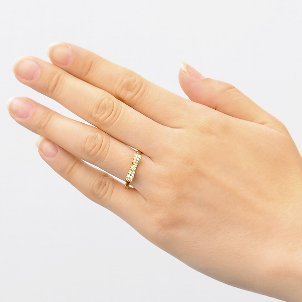 イエローゴールドリング