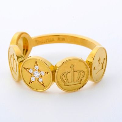 イエローゴールドリング